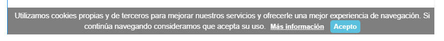 barra informativa